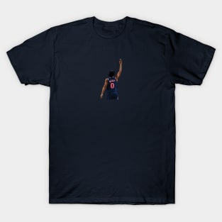 Tyrese Maxey Celebration Blue Qiangy T-Shirt